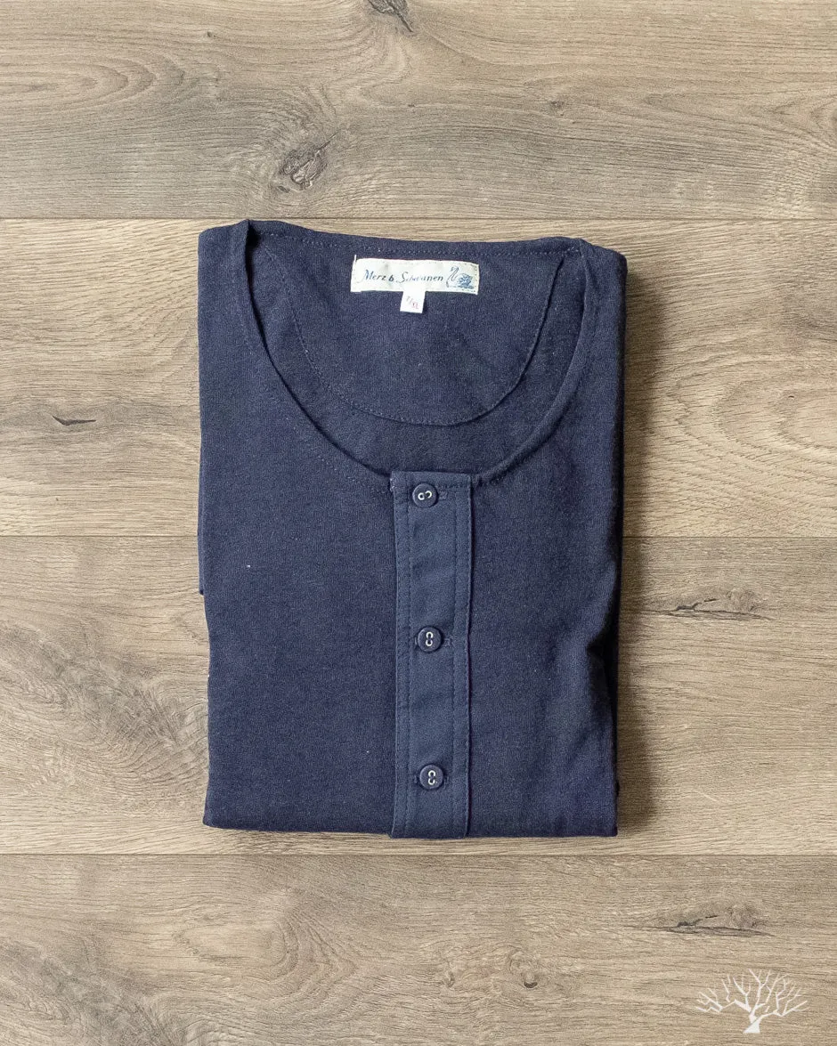 102 Vintage Henley - Ink Blue