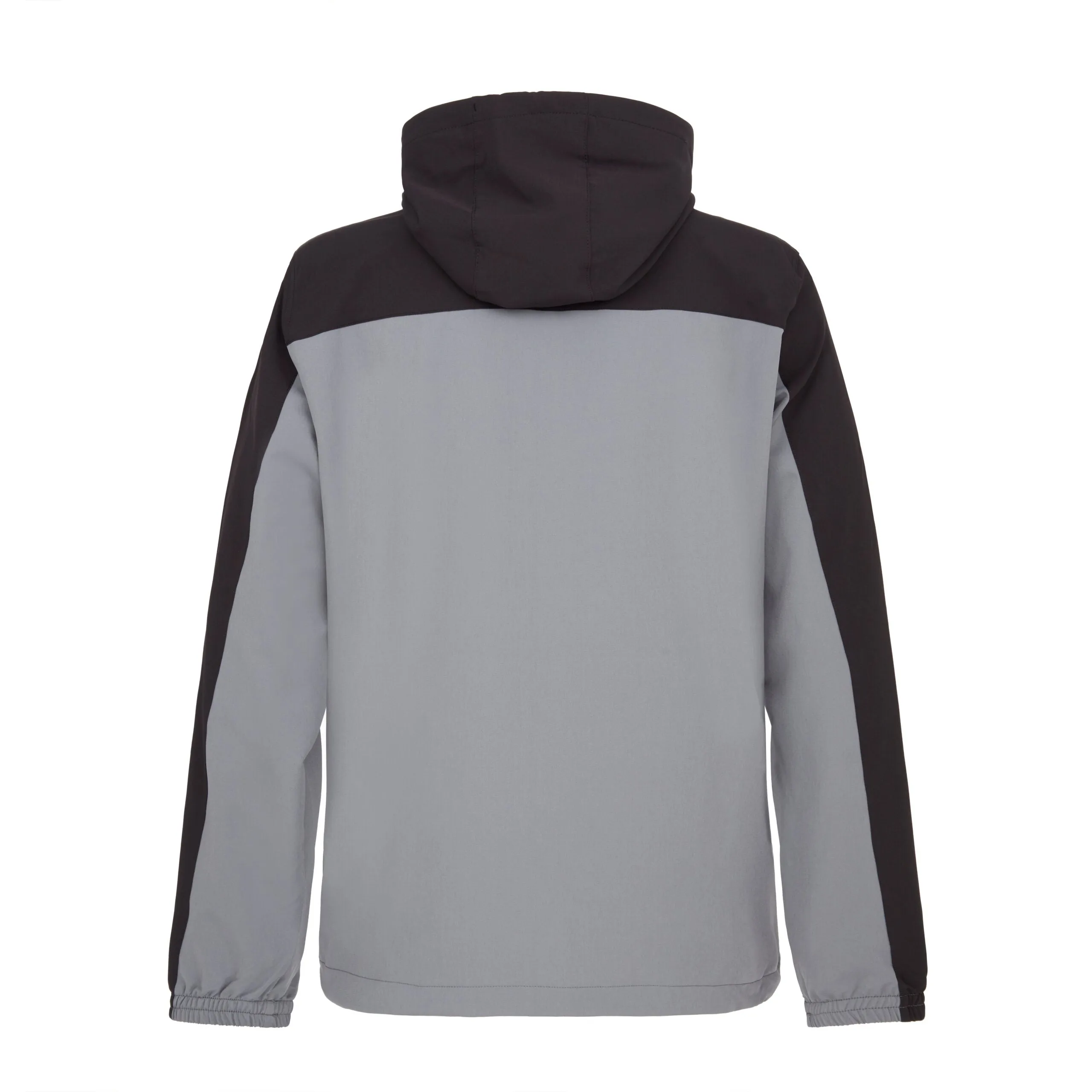 1/4 Zip Colour Block Long Sleeve Golf Windbreaker Jacket In Caviar