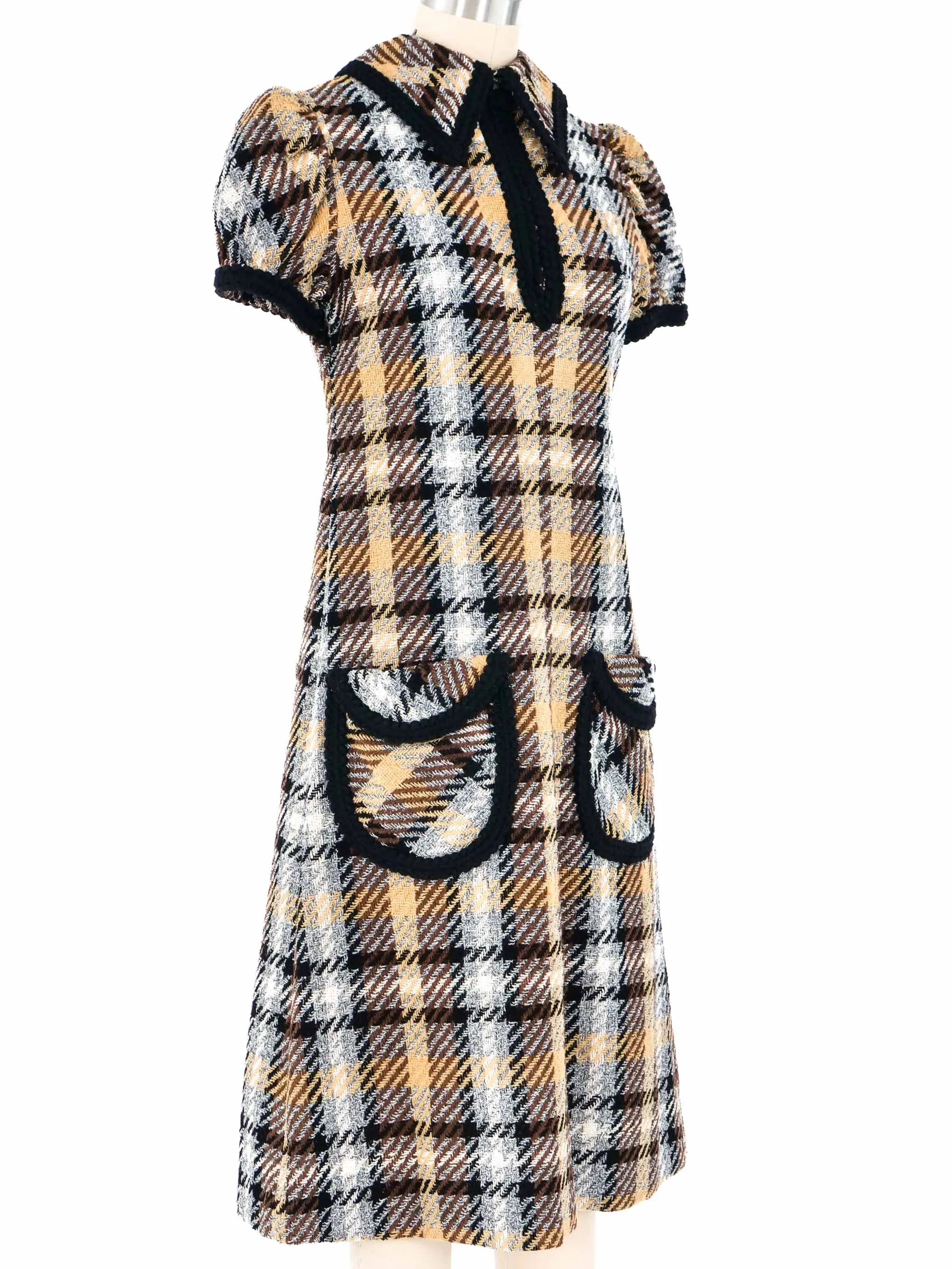 1970s Oscar de la Renta Tweed Dress