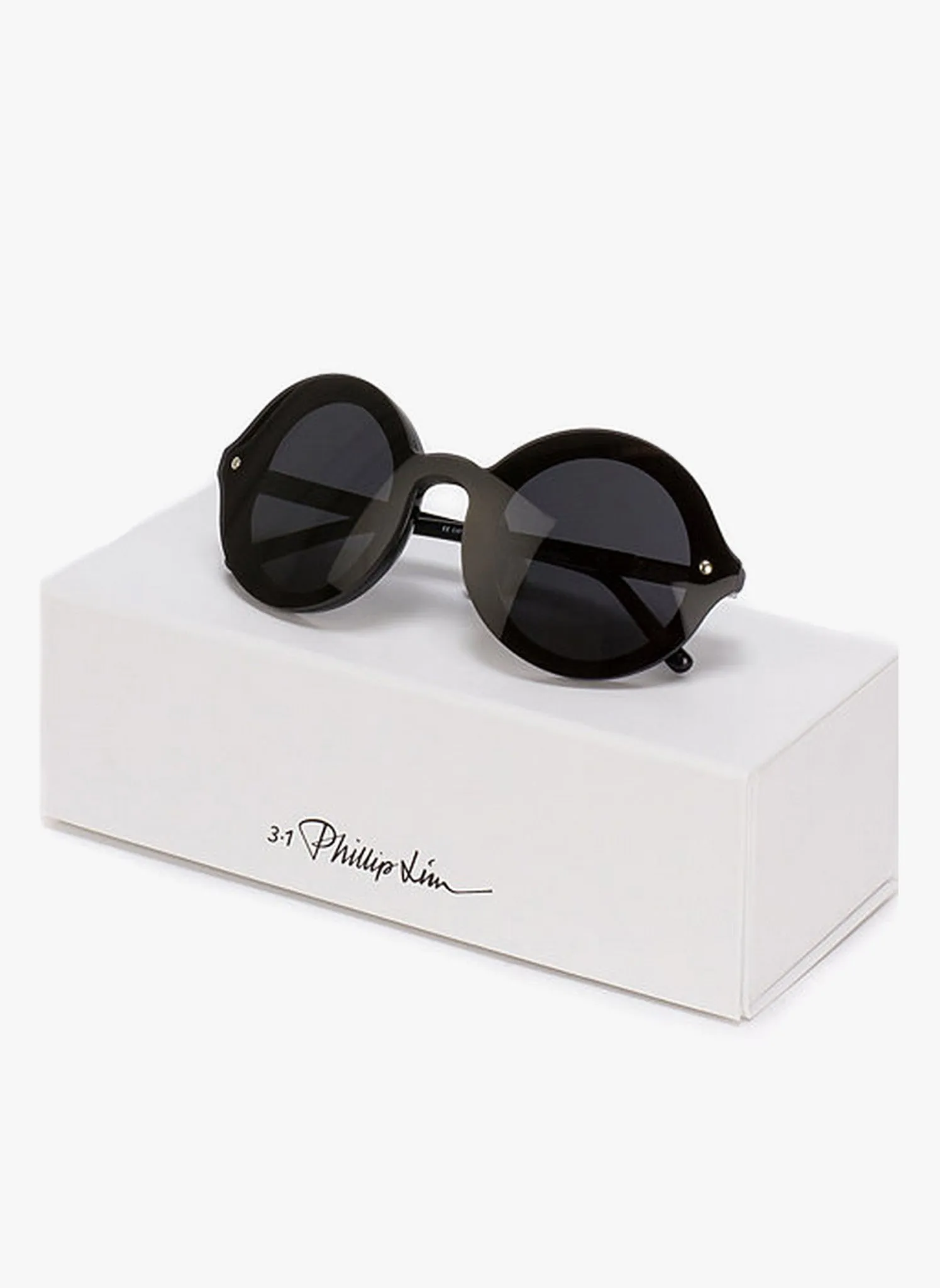 3.1 Phillip Lim 79 Unique Single Lens Round Sunglasses