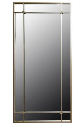 Accent Metal Frame Mirror 170cm x 80cm - Gold