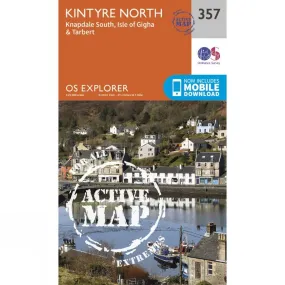 Active Explorer Map 357 Kintyre North