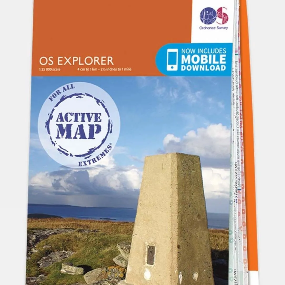 Active Explorer Map 468 Shetland - Mainland North East