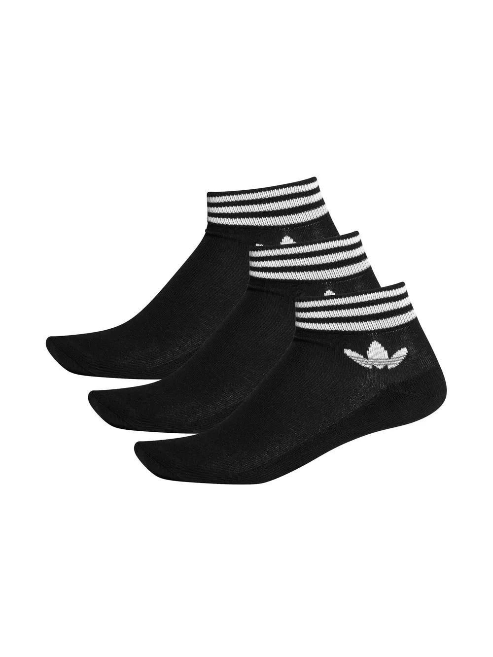 ADIDAS ADIDAS TREFOIL ANKLE 3 PACK SOCKS  - CLEARANCE