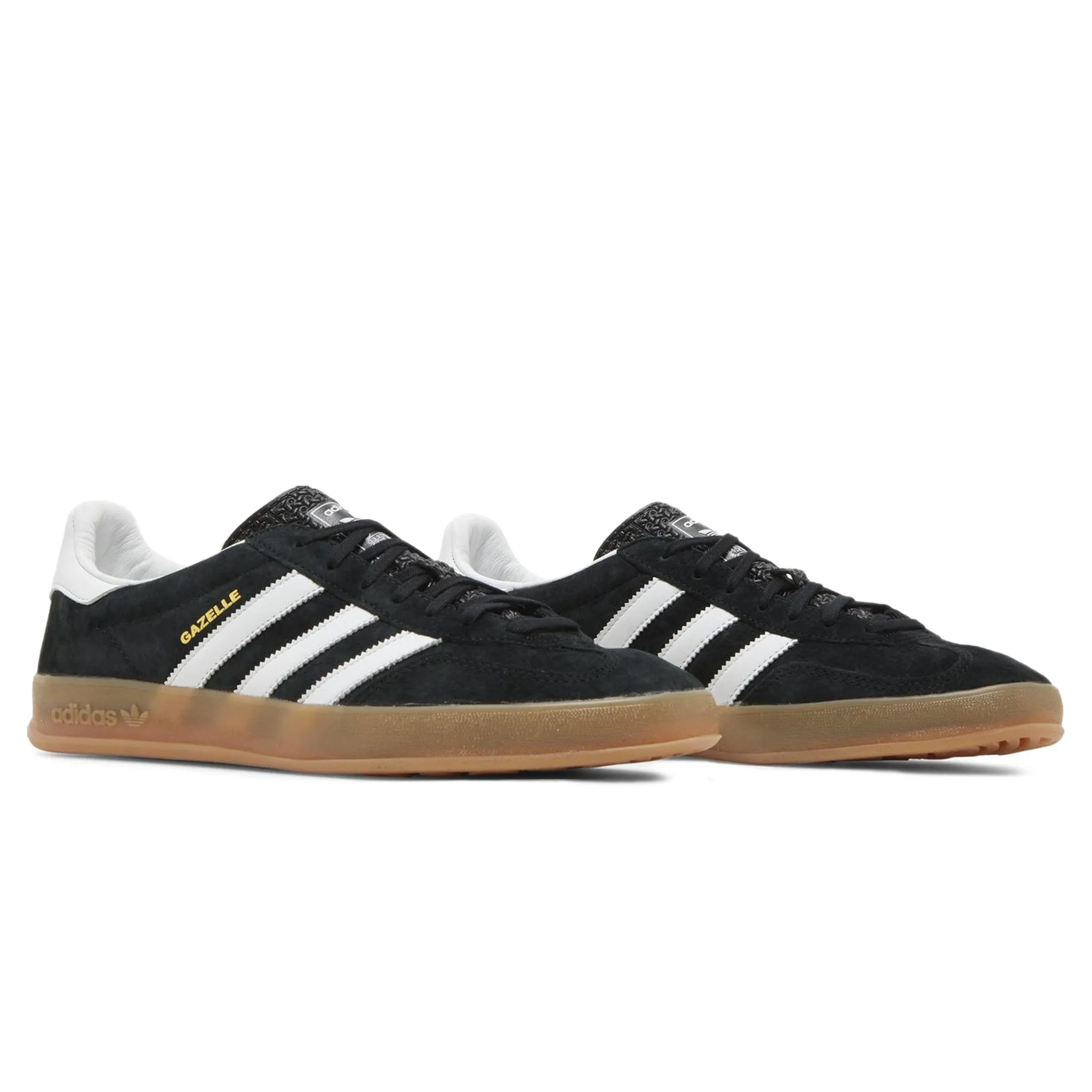 Adidas Gazelle Black White Gum