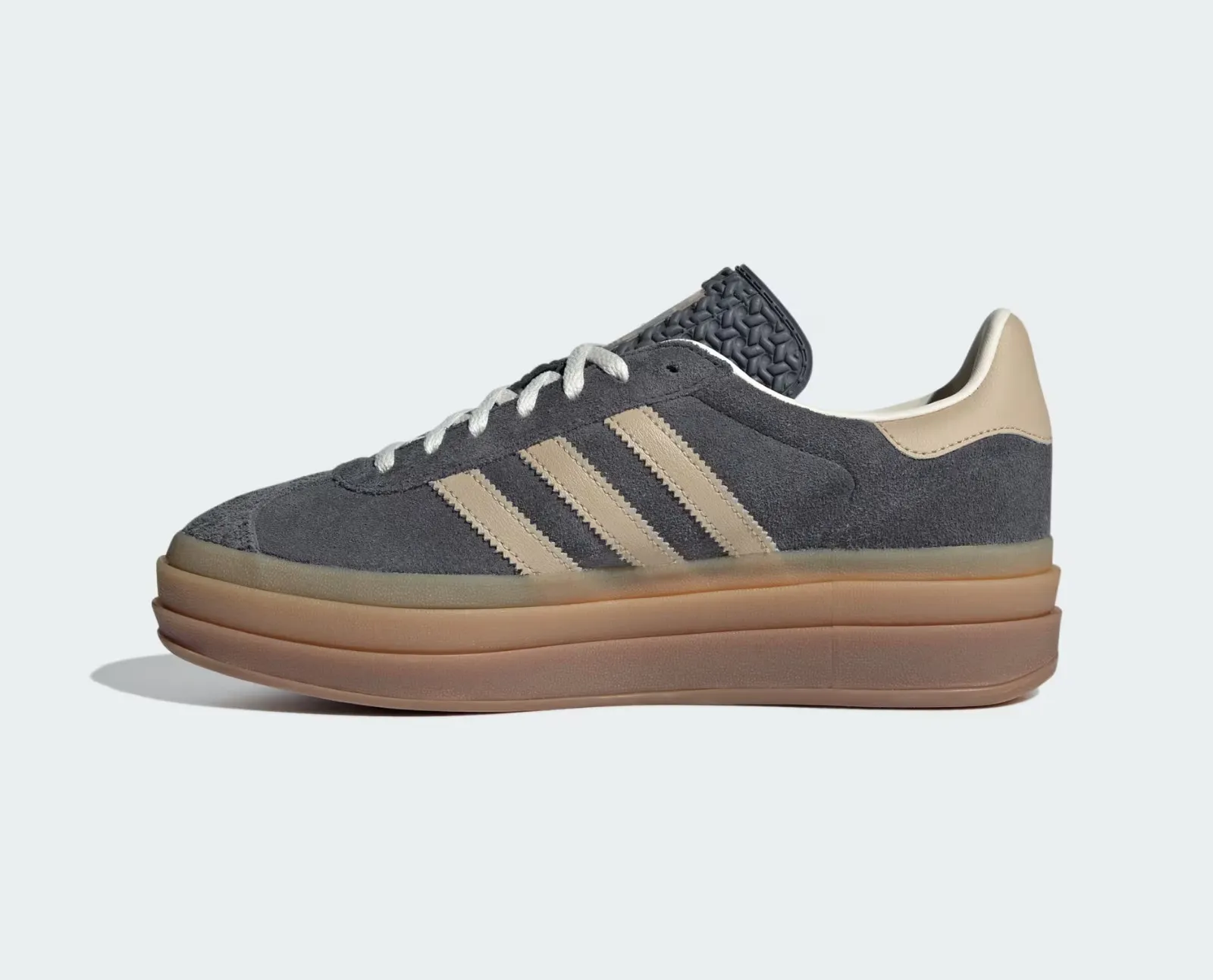 Adidas Gazelle Bold Grey Six Magic Beige Cream White IE0428