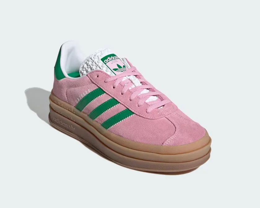 Adidas Gazelle Bold True Pink Green Cloud White IE0420