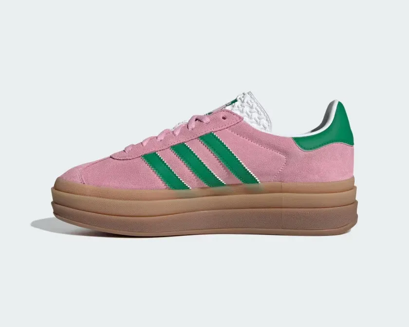 Adidas Gazelle Bold True Pink Green Cloud White IE0420