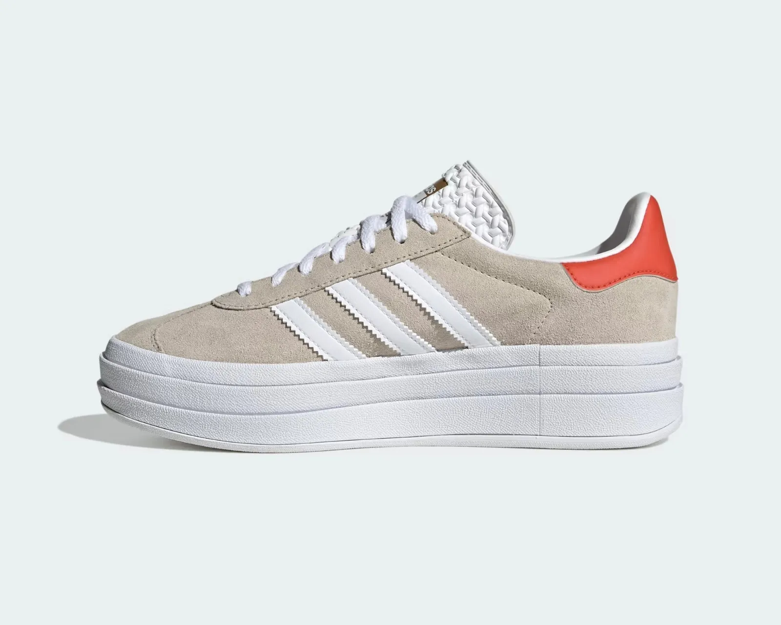 Adidas Gazelle Bold Wonder Beige Collegiate Orange IG8671