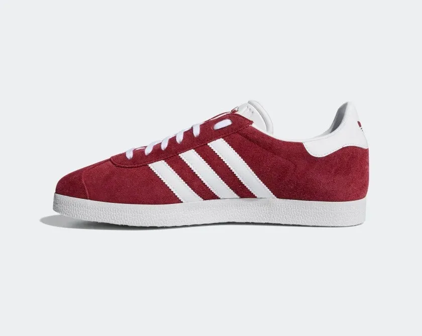 Adidas Gazelle Collegiate Burgundy Cloud White Gold Metallic B41645