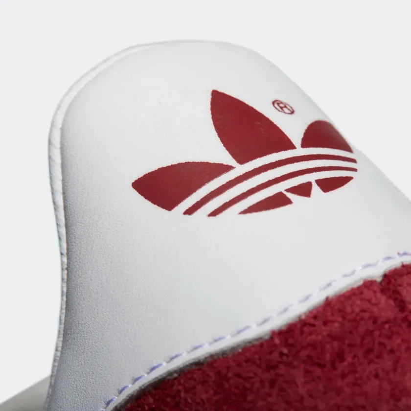 Adidas Gazelle Collegiate Burgundy Cloud White Gold Metallic B41645