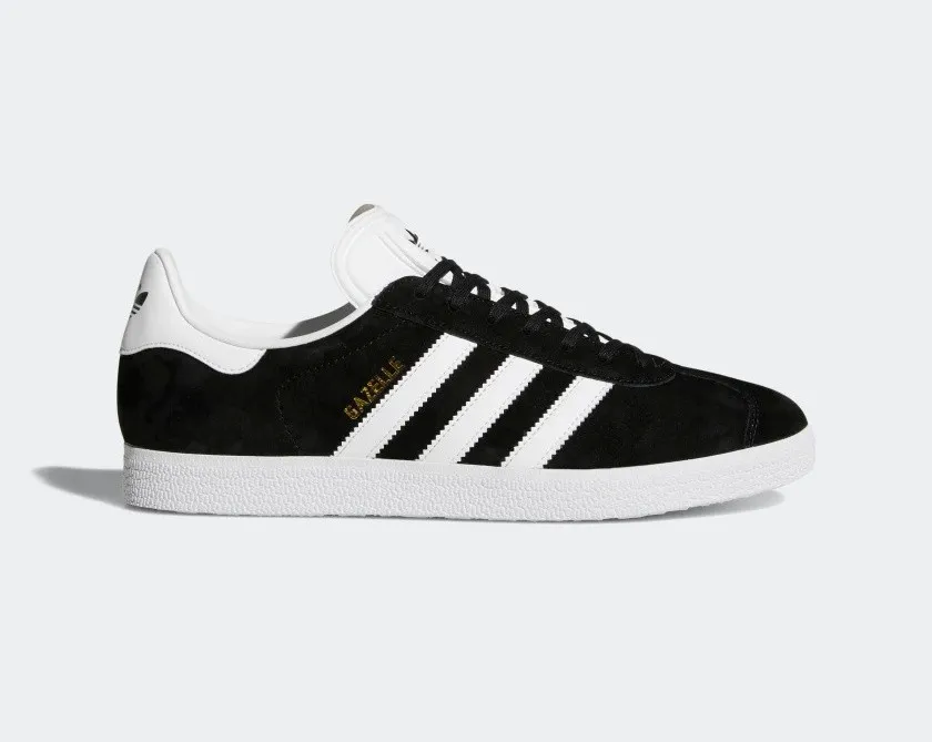 Adidas Gazelle Core Black Cloud White Metallic Gold BB5476