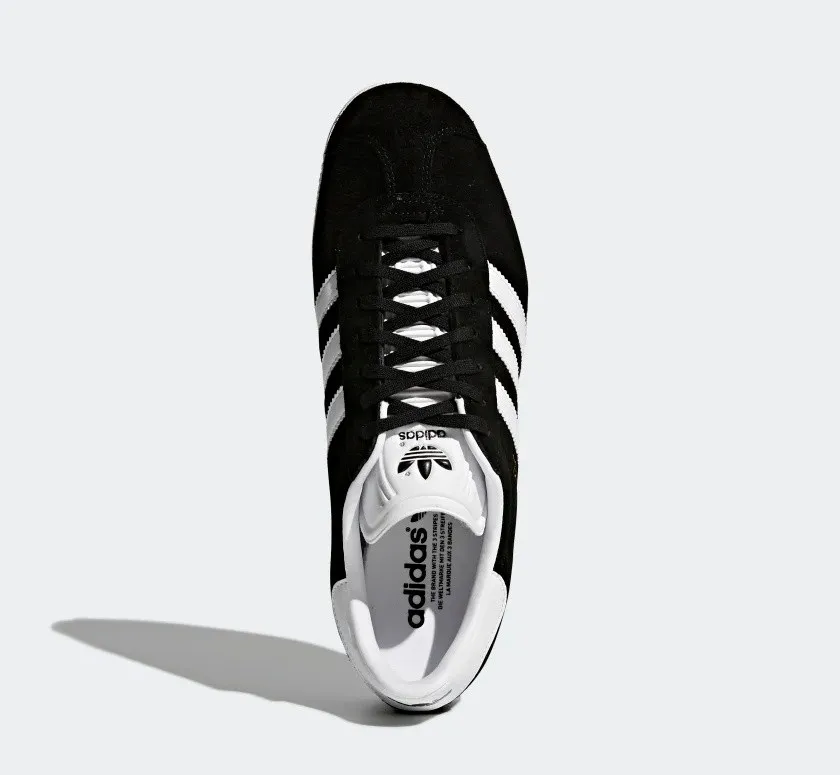 Adidas Gazelle Core Black Cloud White Metallic Gold BB5476