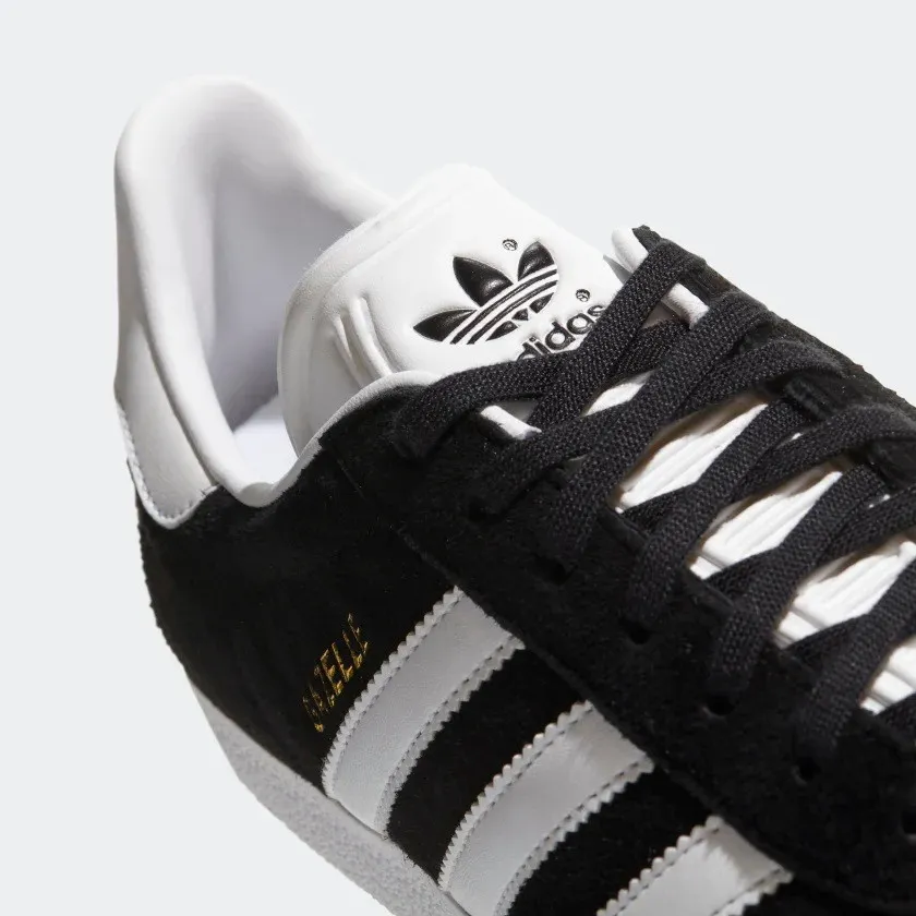 Adidas Gazelle Core Black Cloud White Metallic Gold BB5476