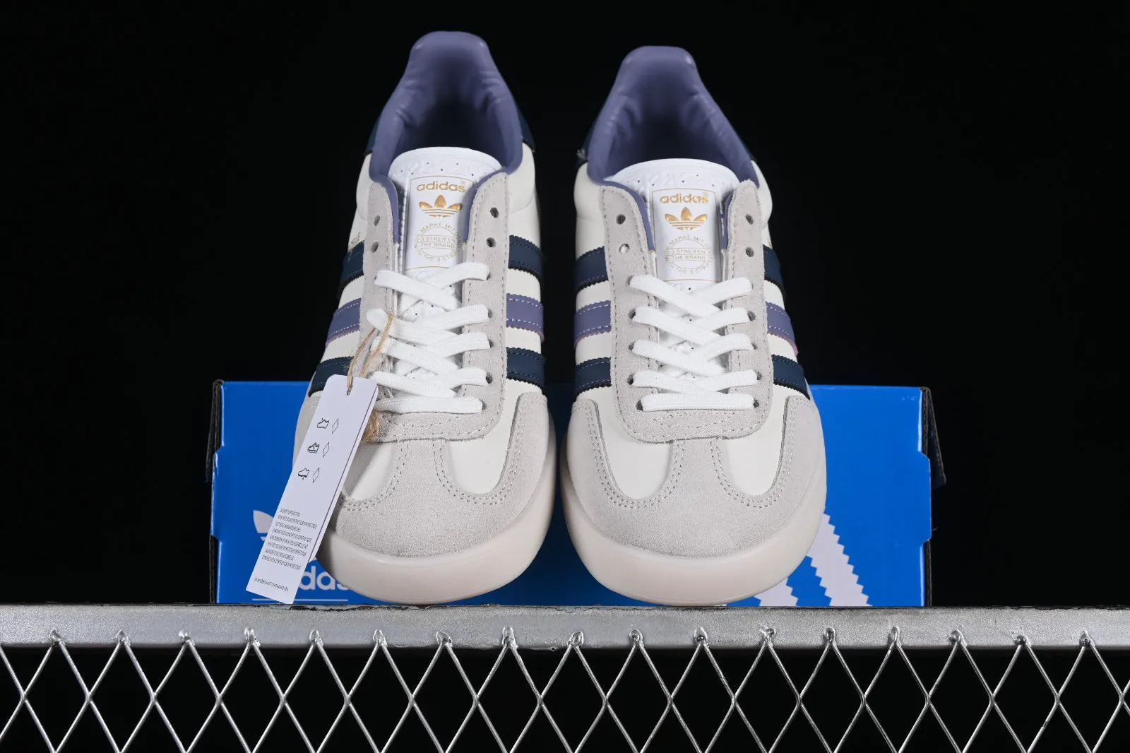 Adidas Gazelle Indoor Chalk White Preloved Blue IG1643