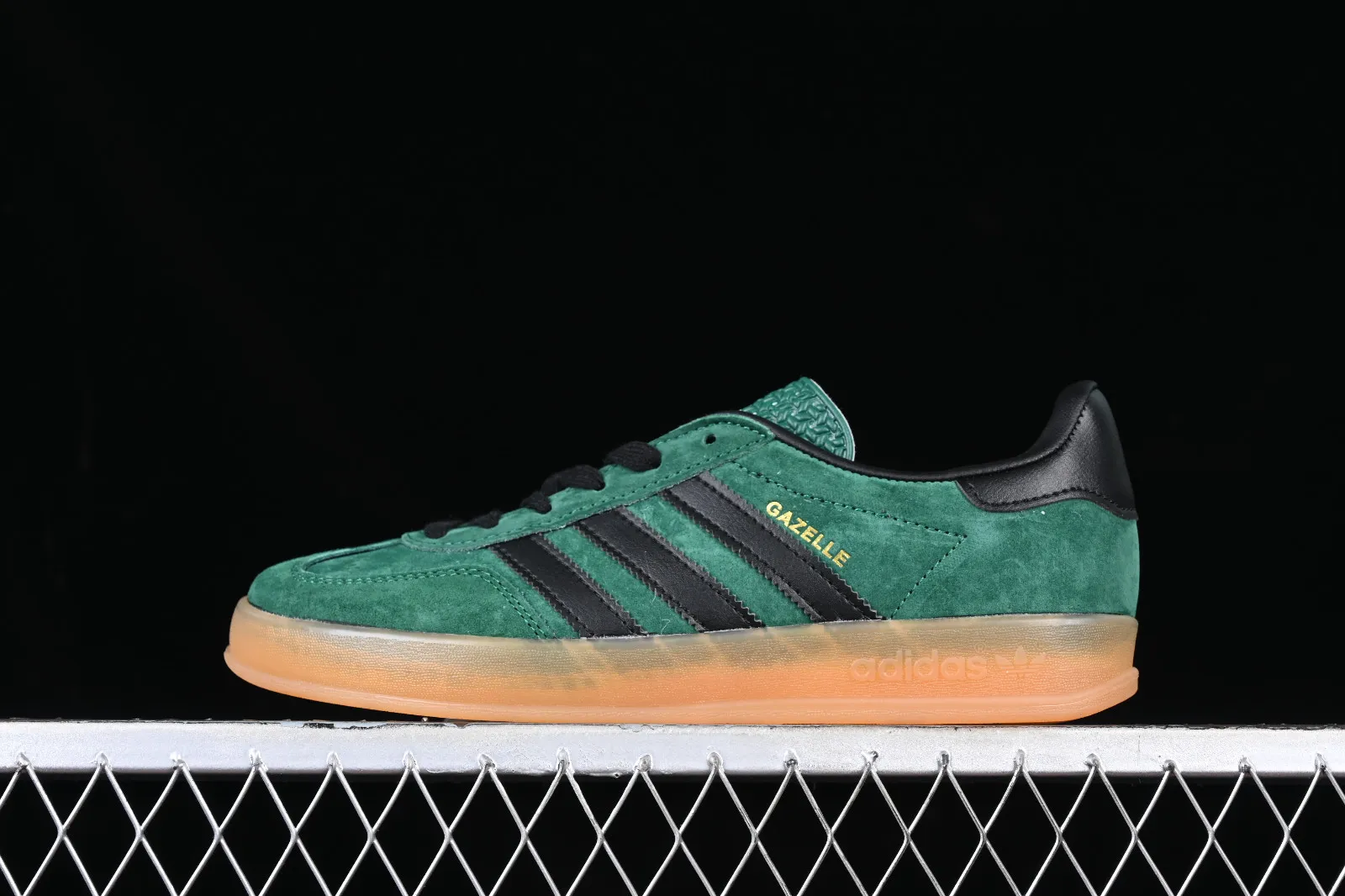 Adidas Gazelle Indoor Collegiate Green Core Black Victory Gold IG9978