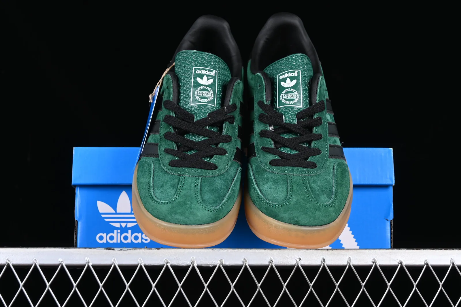 Adidas Gazelle Indoor Collegiate Green Core Black Victory Gold IG9978