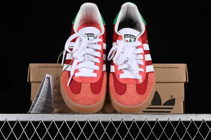 Adidas Gazelle Indoor Olympic Pack Better Scarlet Cloud White Gum IF9641