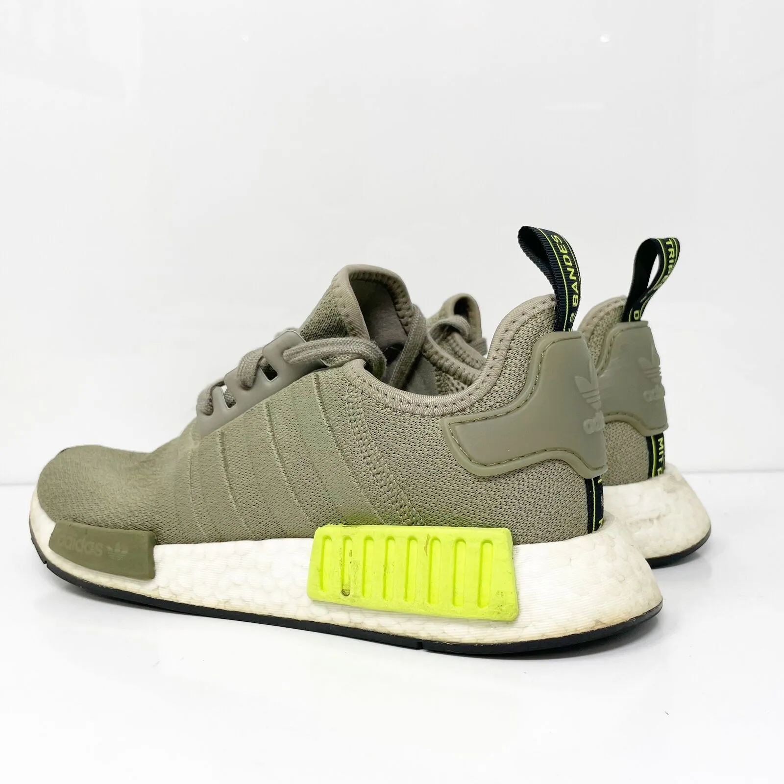 Adidas Mens NMD R1 BD7750 Green Running Shoes Sneakers Size 7.5