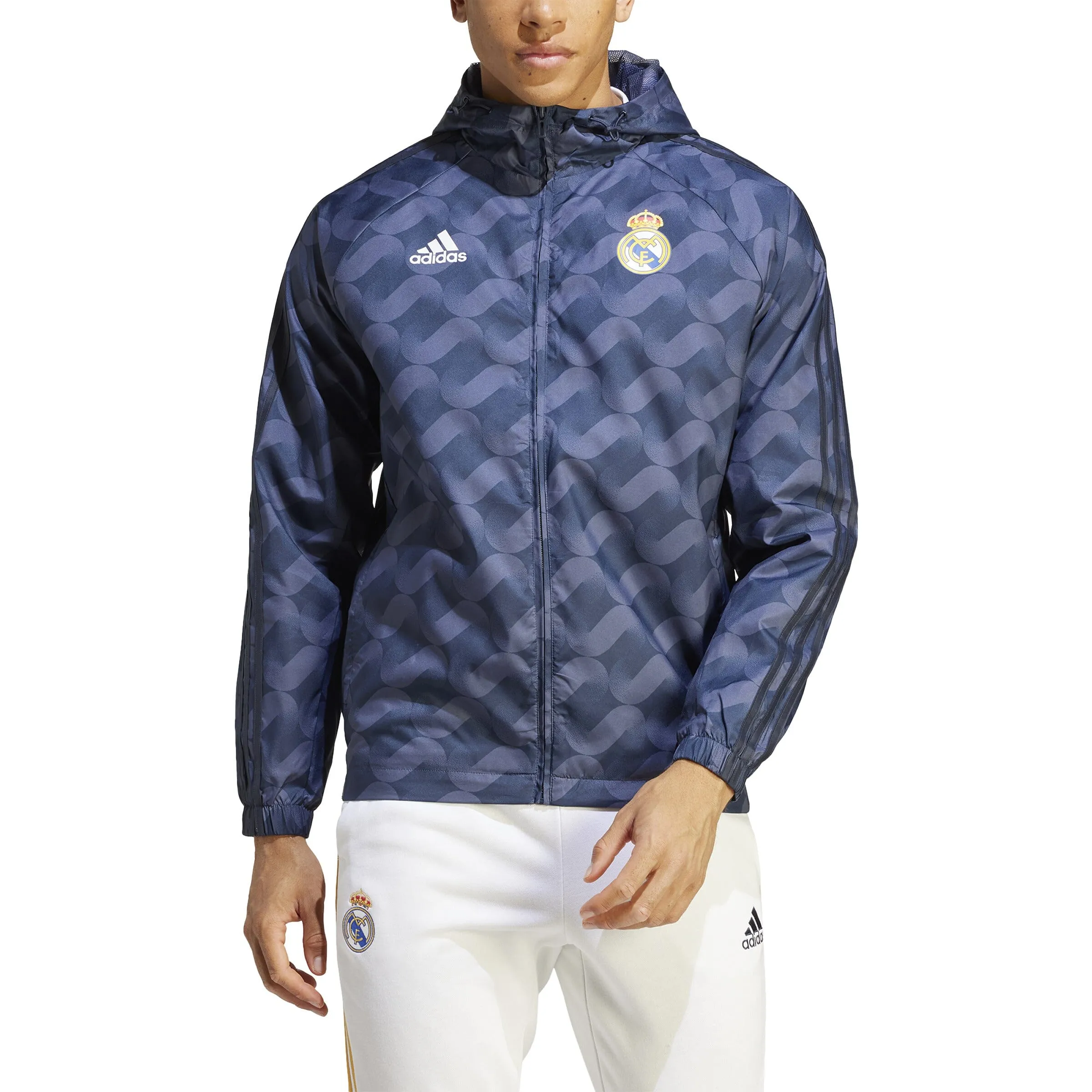 adidas Men's Real Madrid 2023/2024 DNA Windbreaker | HY0615