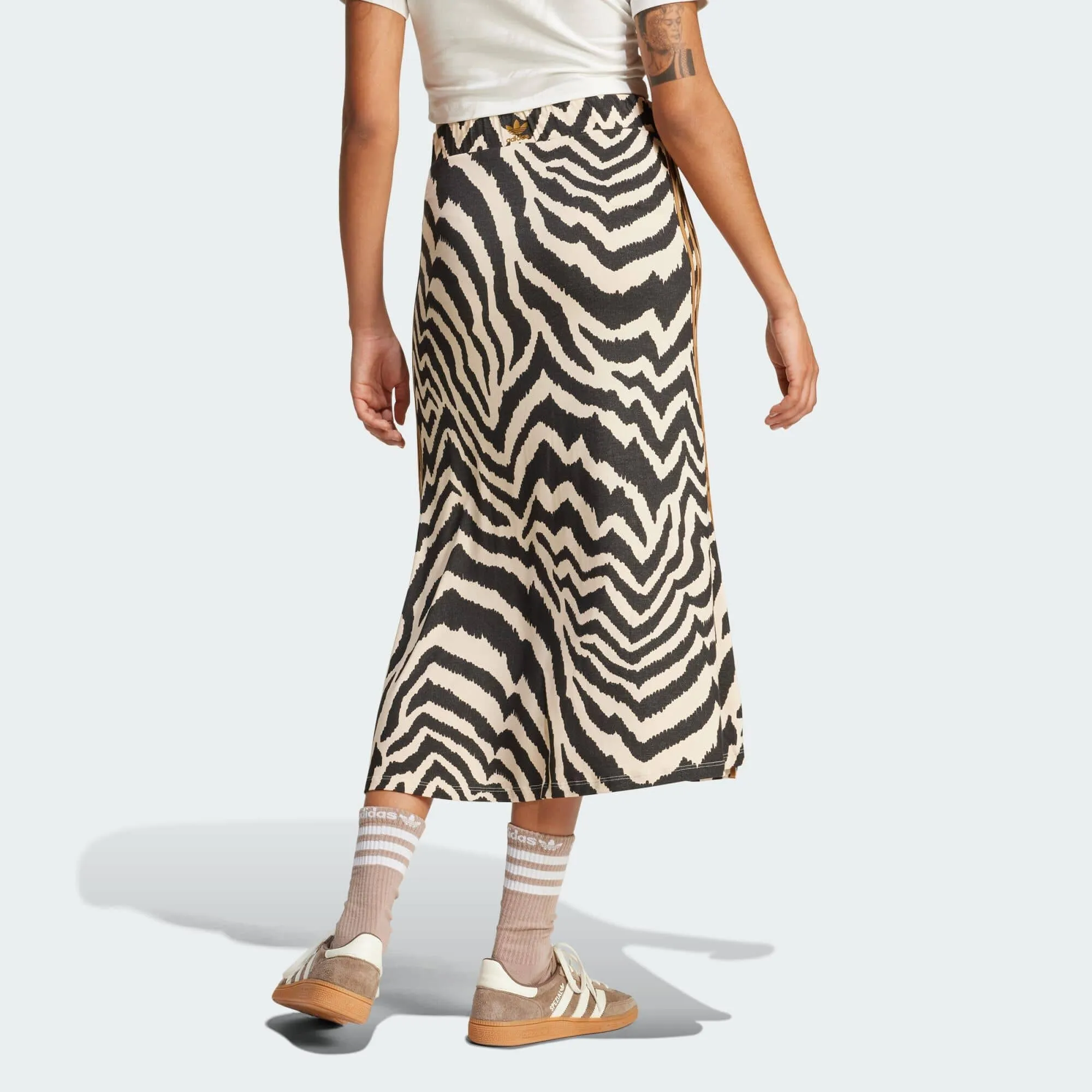 ADIDAS ORIGINALS adidas x FARM Rio 3-Stripes Maxi Skirt