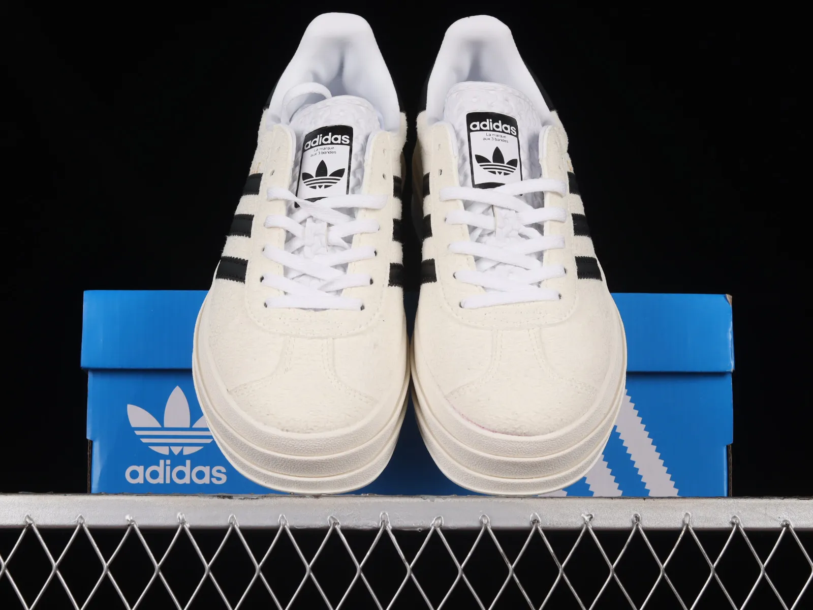 Adidas Originals Gazelle Bold Cloud White Core Black HQ6913