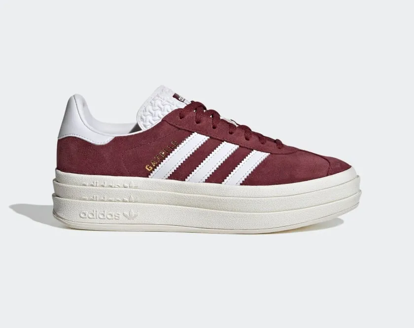 Adidas Originals Gazelle Bold Shadow Red Cloud White Core White HQ6892