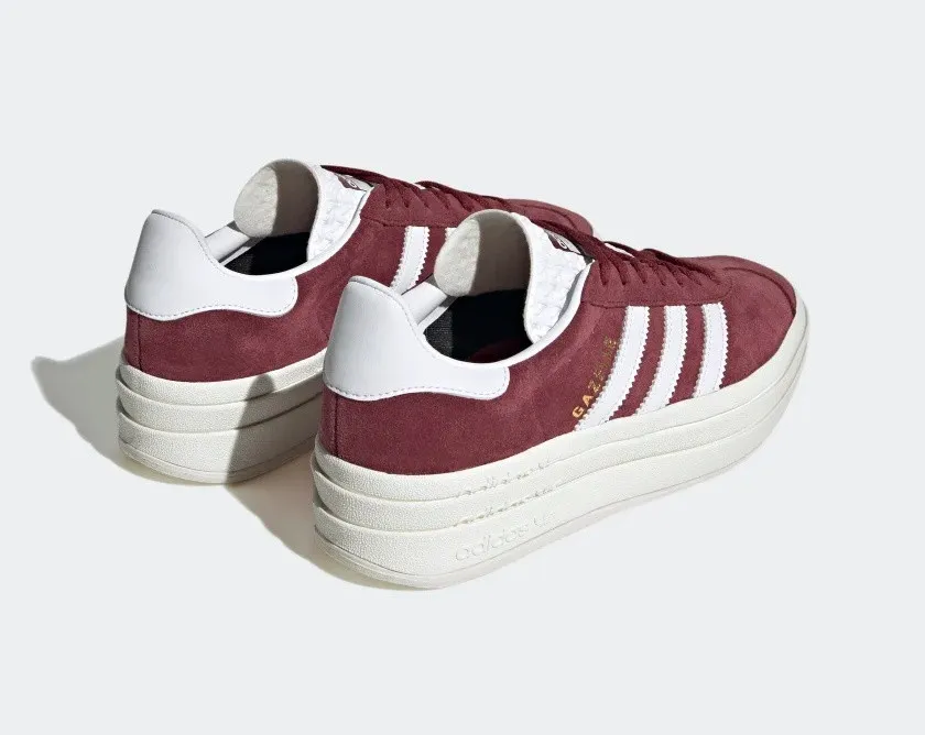 Adidas Originals Gazelle Bold Shadow Red Cloud White Core White HQ6892