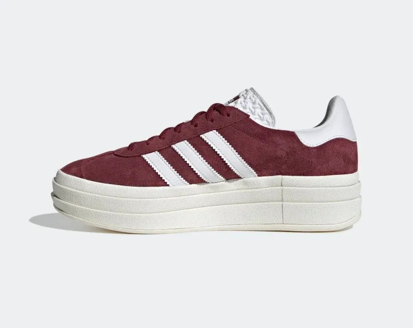 Adidas Originals Gazelle Bold Shadow Red Cloud White Core White HQ6892