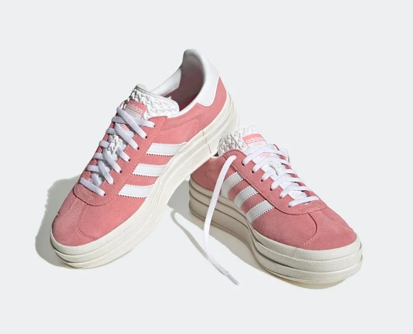 Adidas Originals Gazelle Bold Super Pop Pink Cloud White IG9653