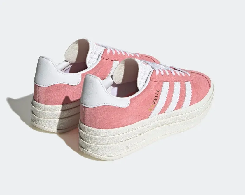 Adidas Originals Gazelle Bold Super Pop Pink Cloud White IG9653