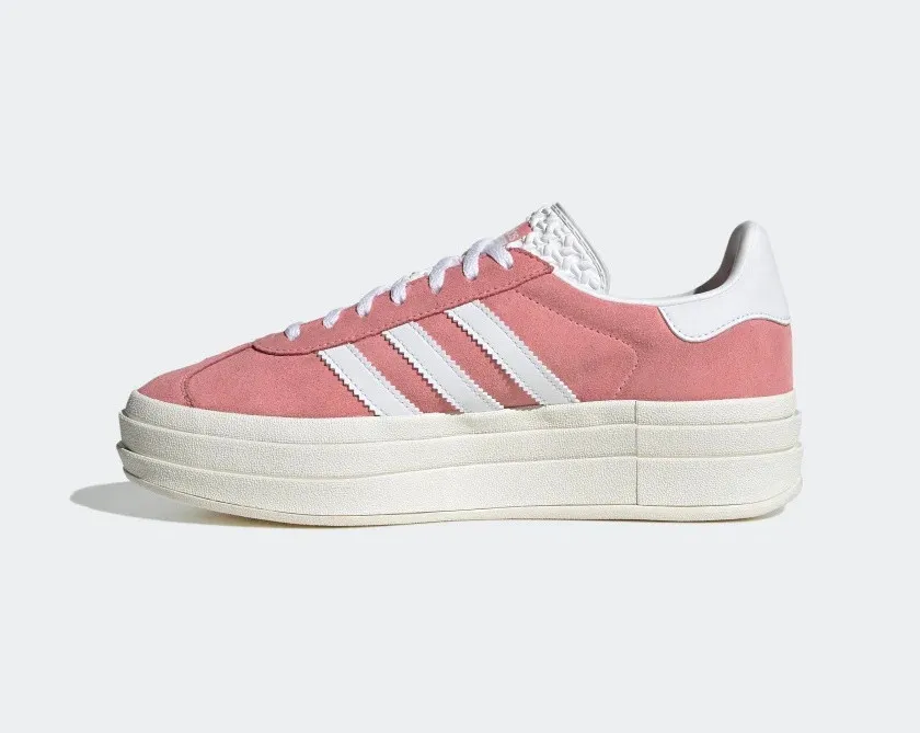 Adidas Originals Gazelle Bold Super Pop Pink Cloud White IG9653