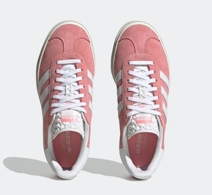 Adidas Originals Gazelle Bold Super Pop Pink Cloud White IG9653