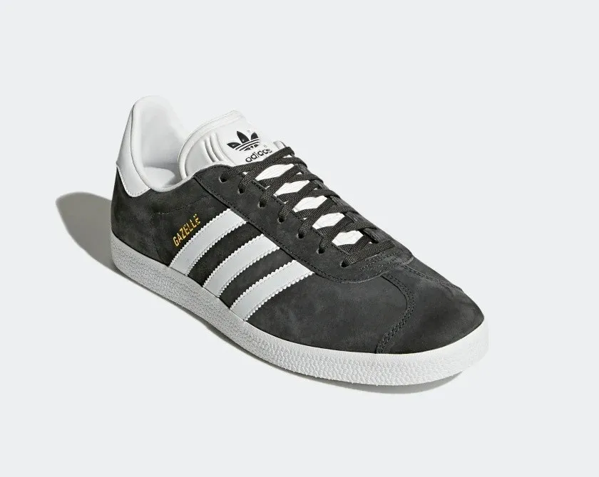 Adidas Originals Gazelle Dark Grey Heather White Gold Metallic BB5480