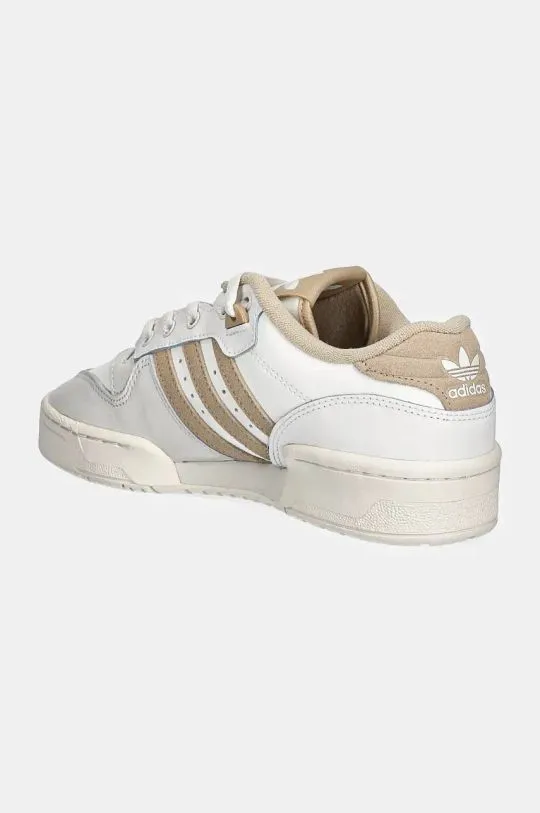 adidas Originals leather sneakers Rivalry Low W beige color JH6726