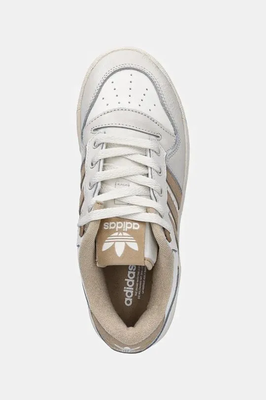 adidas Originals leather sneakers Rivalry Low W beige color JH6726