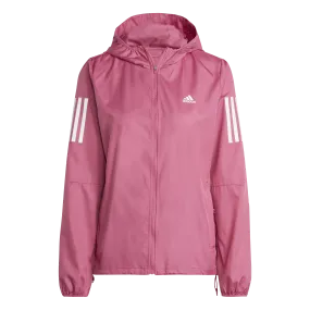 adidas Own The Run Windbreaker - Womens - Preloved Fuchsia