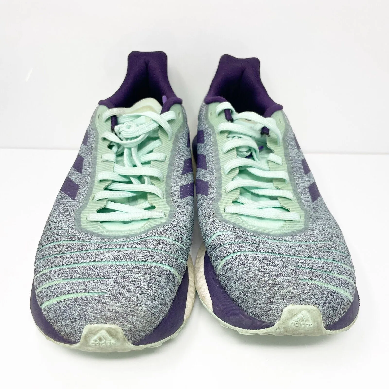 Adidas Womens Solar Drive D97448 Green Running Shoes Sneakers Size 10