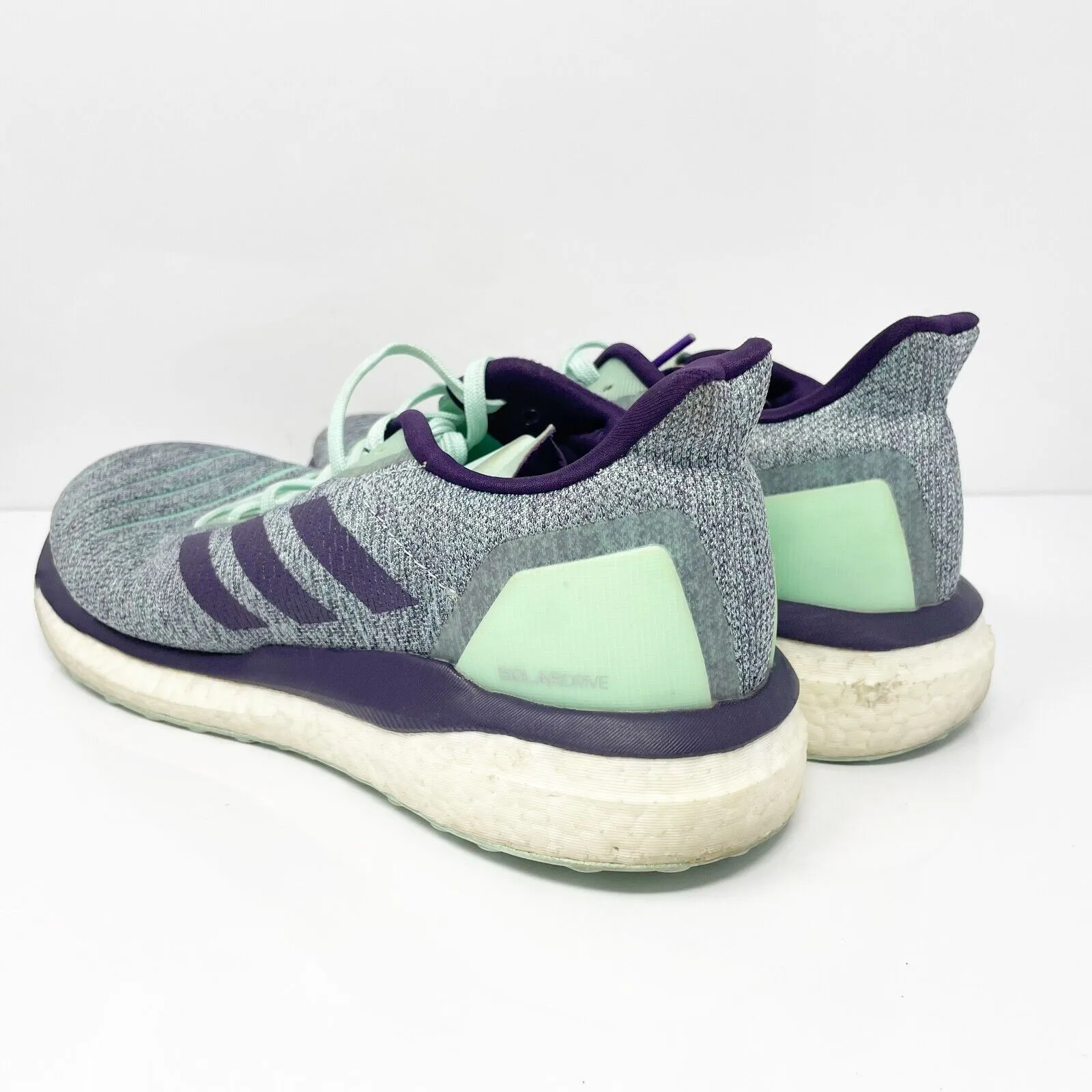 Adidas Womens Solar Drive D97448 Green Running Shoes Sneakers Size 10