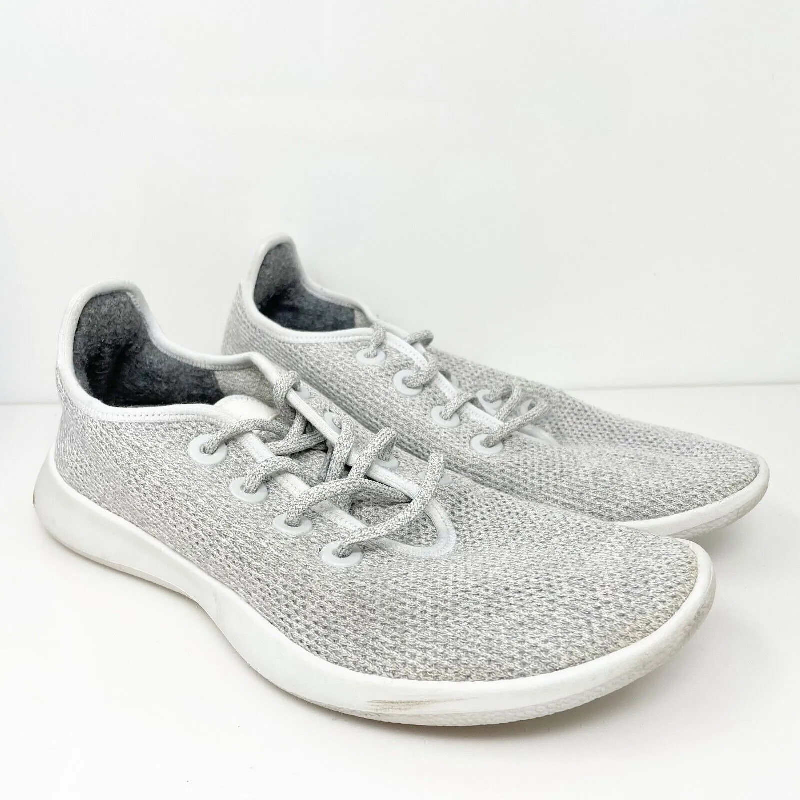 Allbirds Mens Tree Runners 0221 RM1 Gray Running Shoes Sneakers Size 10