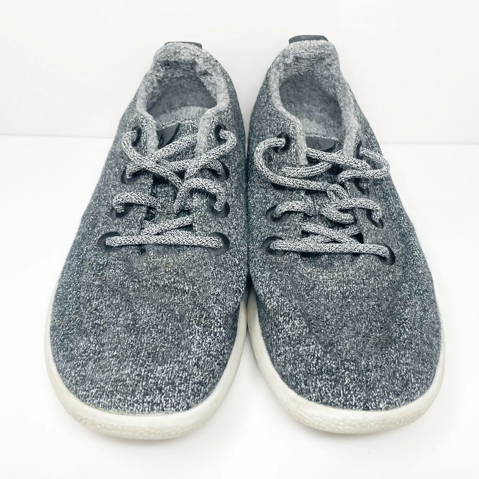 Allbirds Mens Wool Runners 1019 NV1 Gray Running Shoes Sneakers Size 11