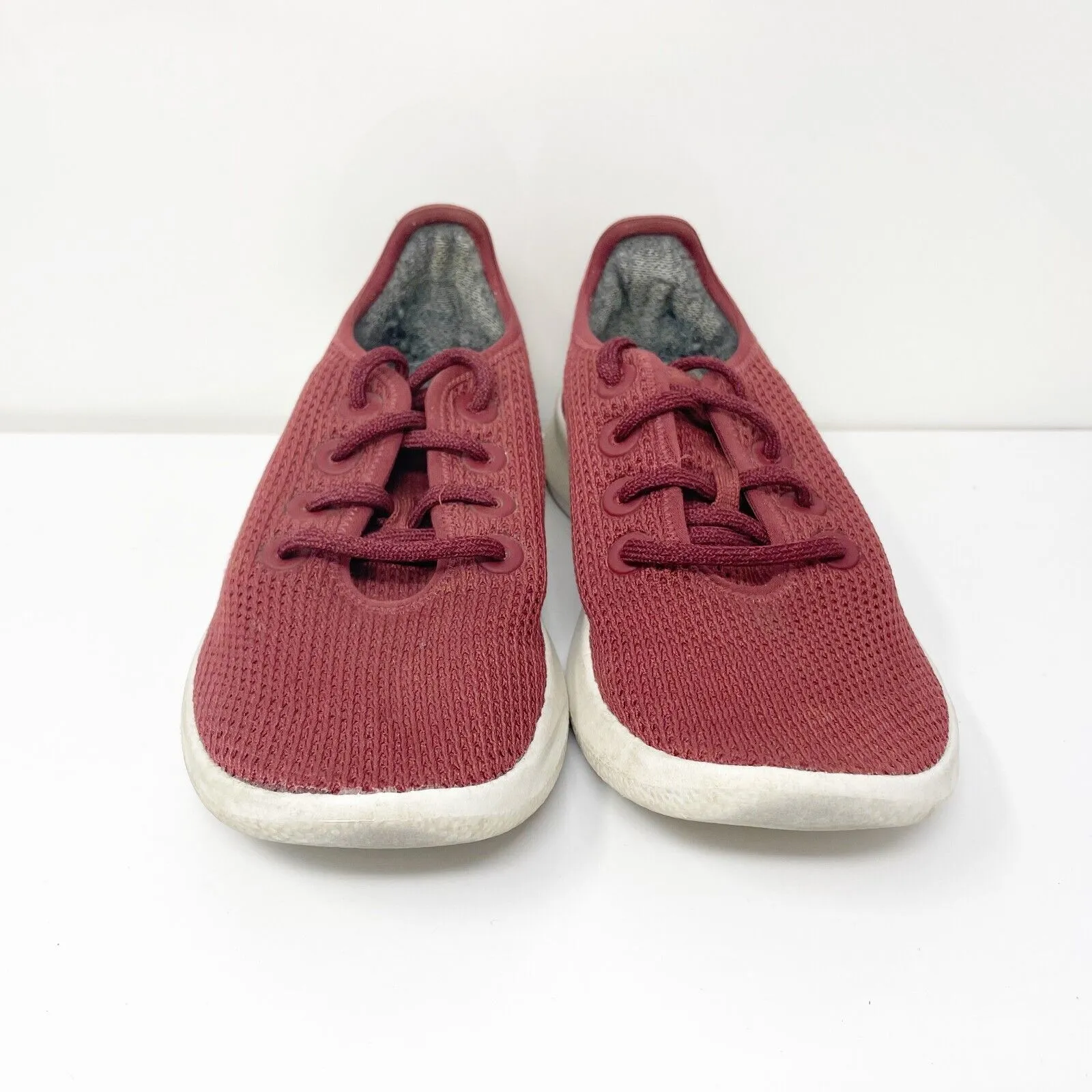 Allbirds Womens Tree Runners Red Running Shoes Sneakers Size 7