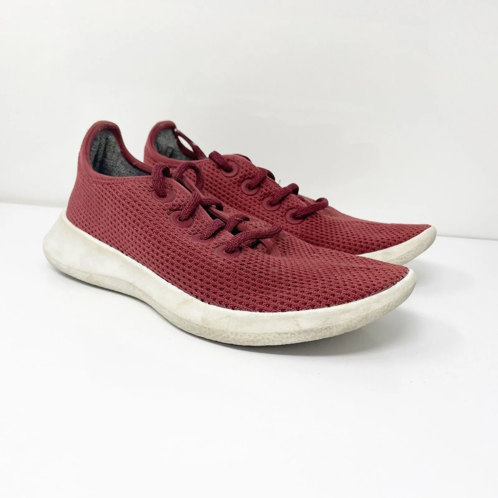 Allbirds Womens Tree Runners Red Running Shoes Sneakers Size 7