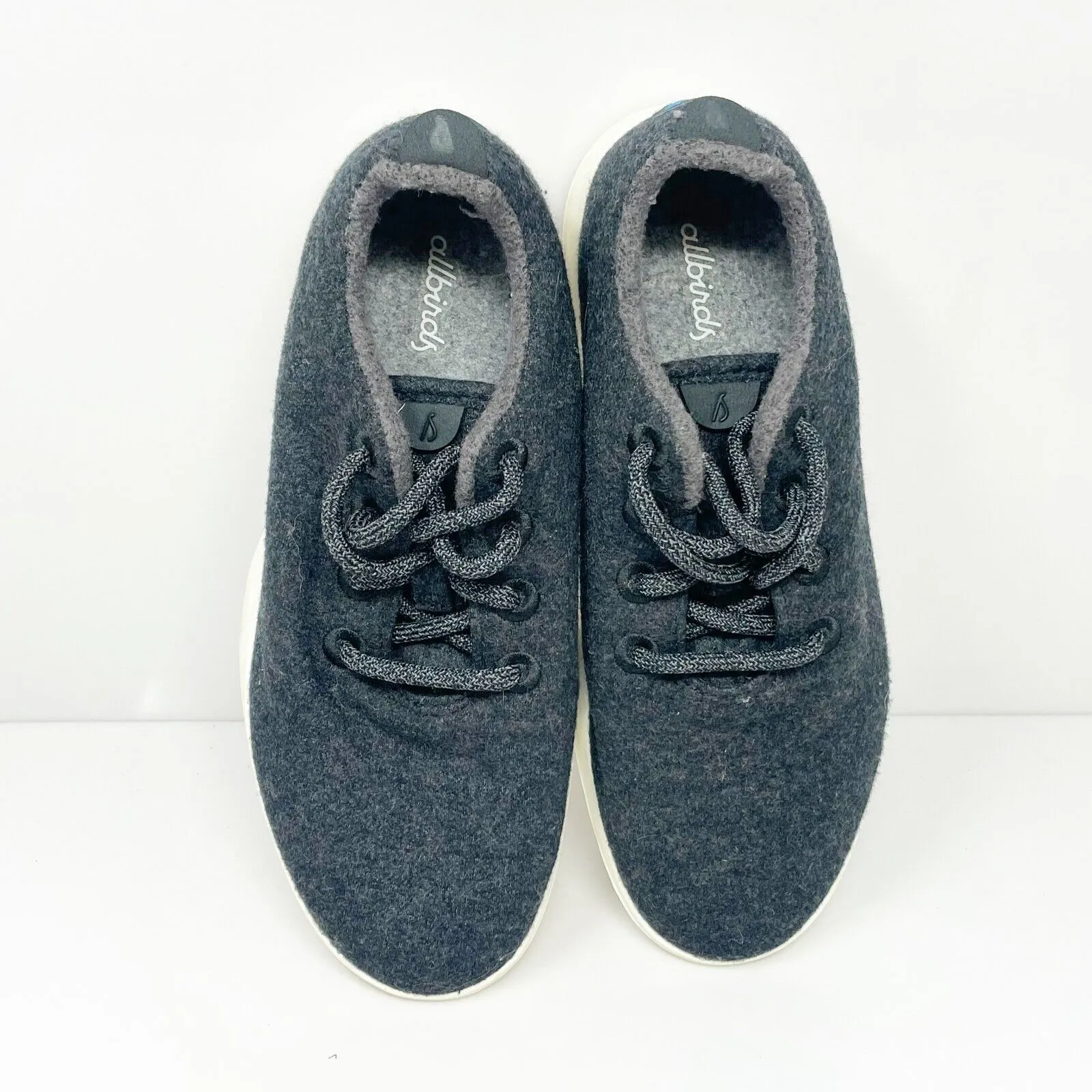 Allbirds Womens Wool Runners 0419 NV1 Black Running Shoes Sneakers Size 8