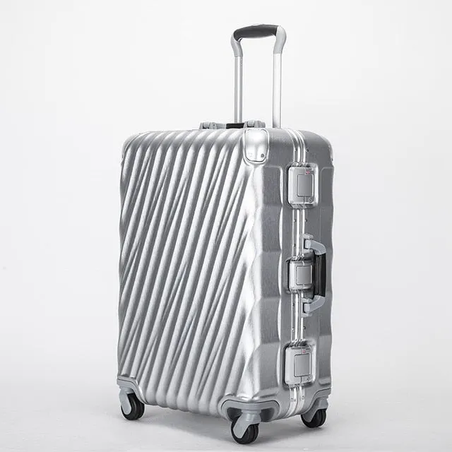 Aluminum Frame+Pc Travel Rolling Lugagge Suitcase Bag,Malas De Viagem Com,Trip Box,Hardside Carry