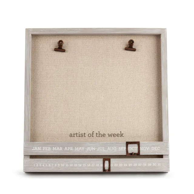 artist of the week frame