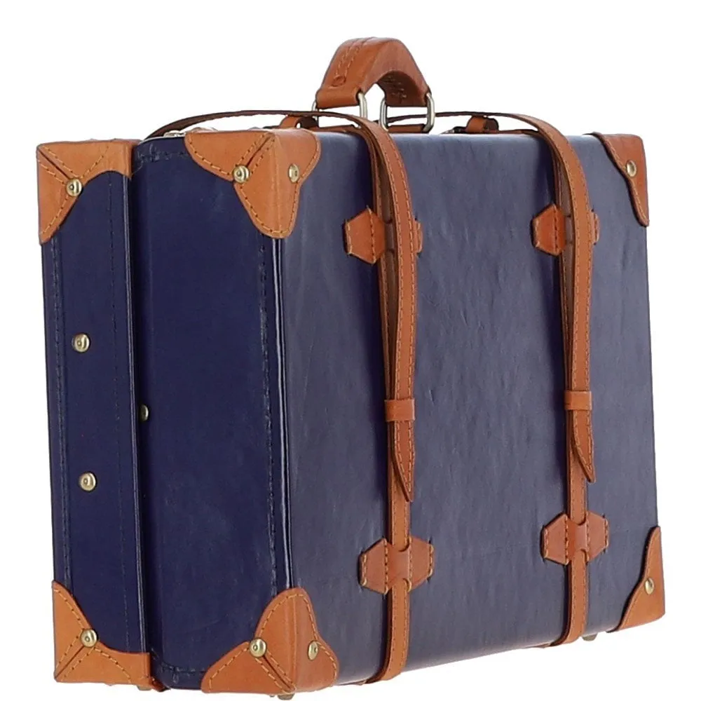 Ashwood Vintage Leather Trunk Navy: VIN-18