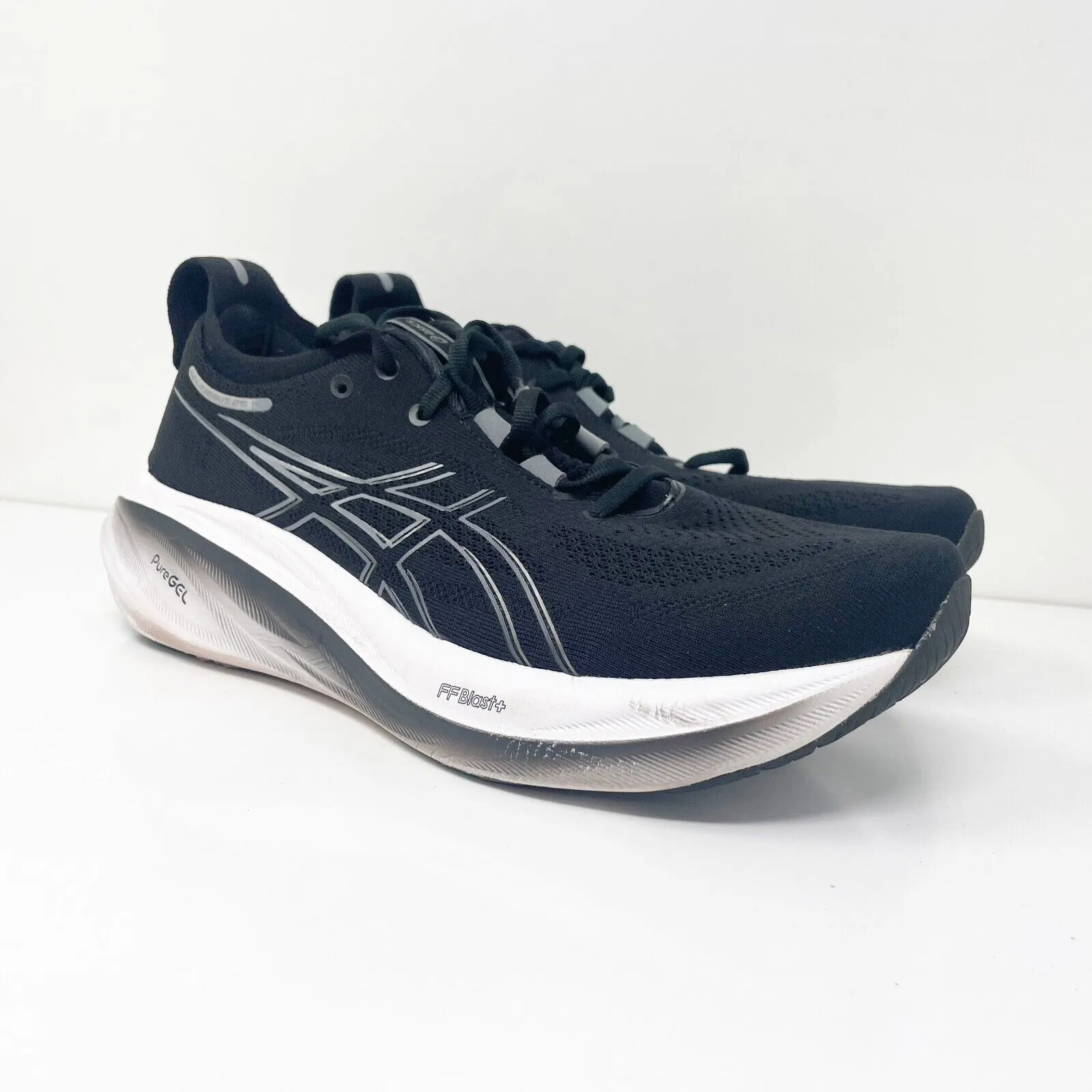 Asics Mens Gel Nimbus 26 1011B794 Black Running Shoes Sneakers Size 8.5