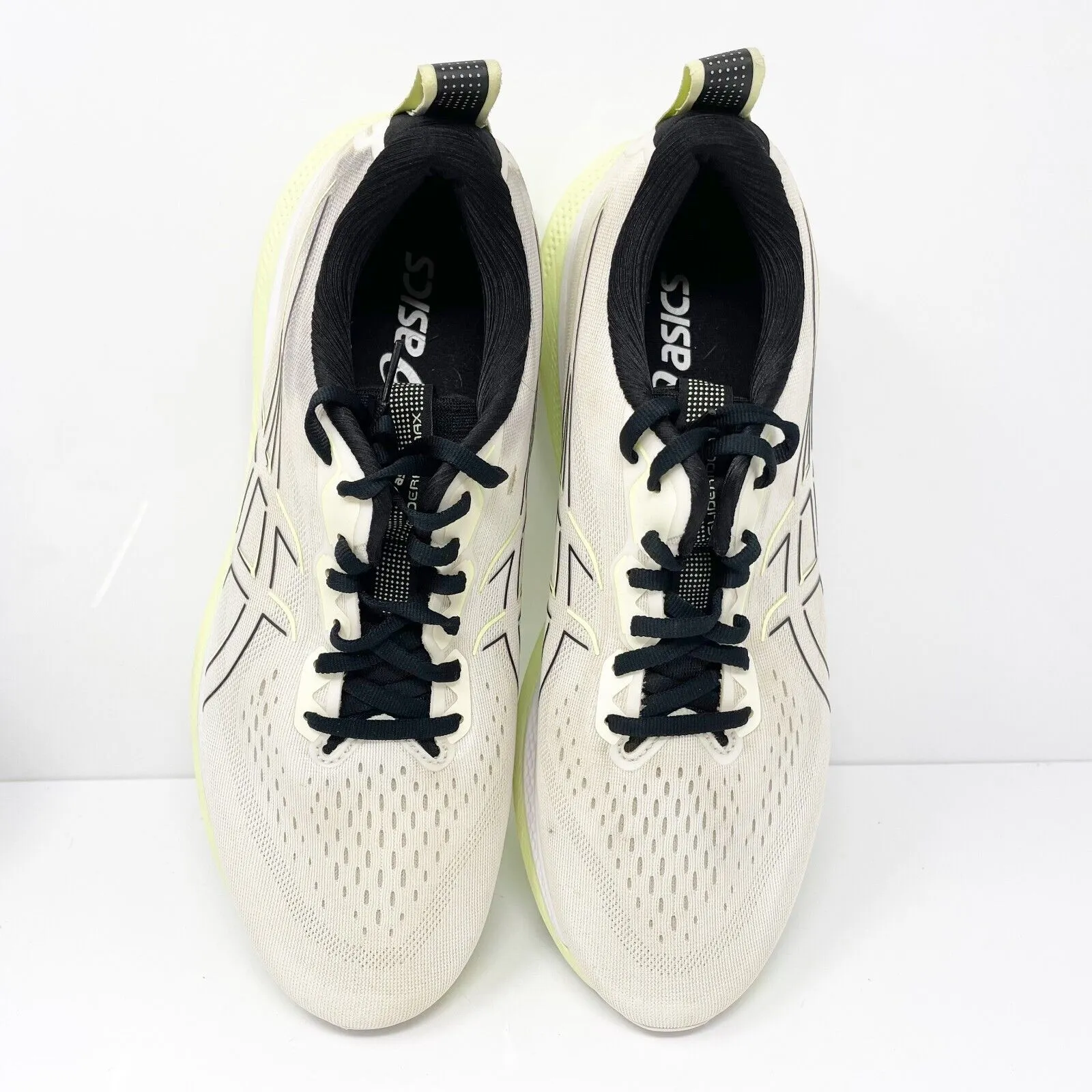 Asics Mens Glideride Max 1011B891 White Running Shoes Sneakers Size 11