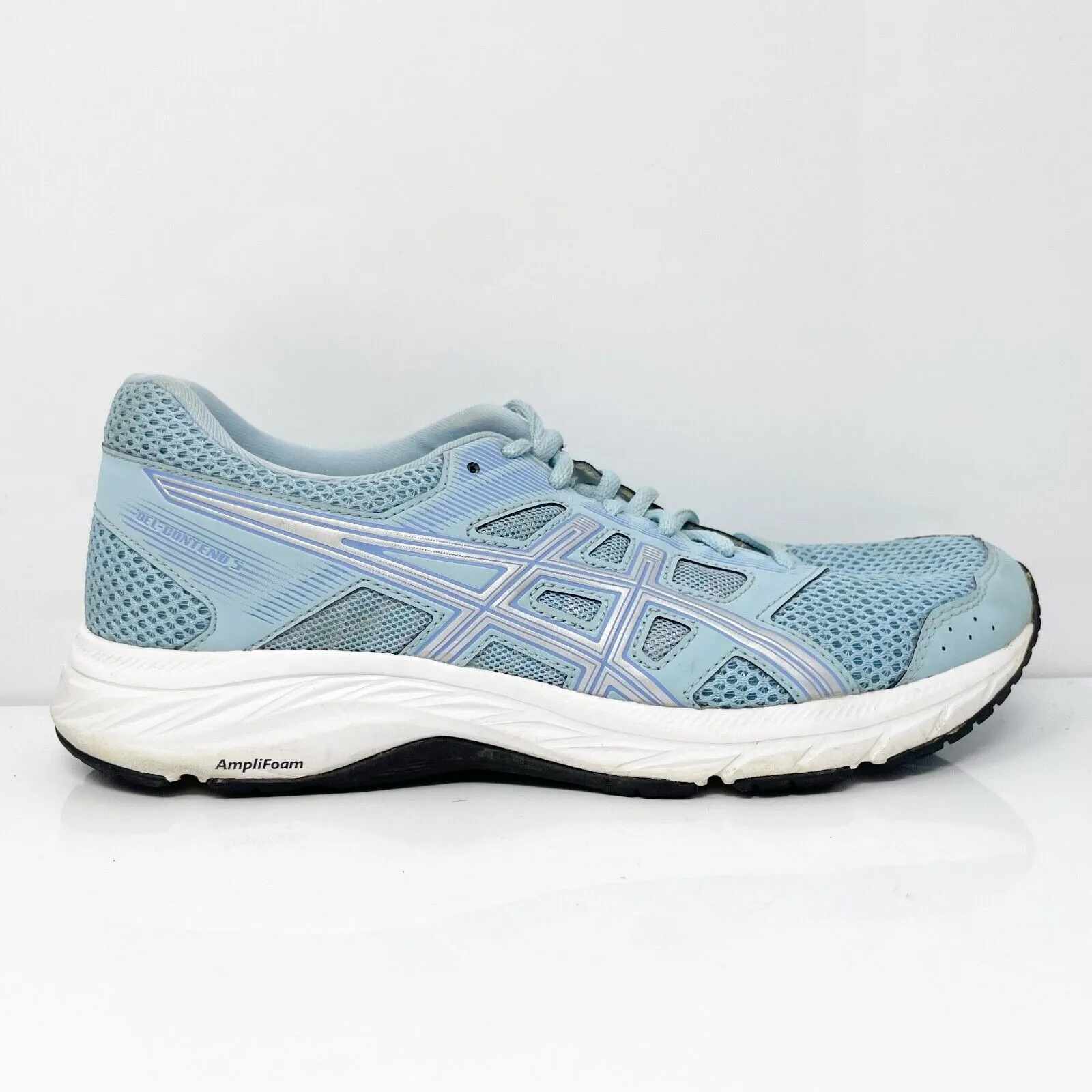 Asics Womens Gel Contend 5 1012A234 Blue Running Shoes Sneakers Size 8.5